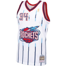 Load image into Gallery viewer, Hakeem Olajuwon #34 Houston Rockets Navy/Red 1996-97 Hardwood Classics Mens Swingman Jersey