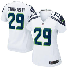 Load image into Gallery viewer, Earl Thomas #29 Seattle Seahawks Women's White Game Jersey
