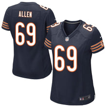 Load image into Gallery viewer, Jared Allen #69 Chicago Bears Women's Navy Blue Game Jersey