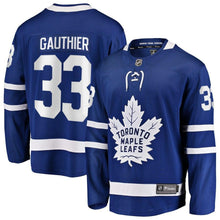 Load image into Gallery viewer, Fanatics Branded Frederik Gauthier Toronto Maple Leafs Blue Home Breakaway Player Jersey