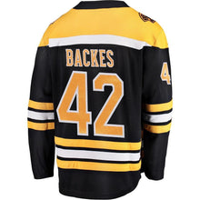 Load image into Gallery viewer, Fanatics Branded David Backes Boston Bruins Black Breakaway Player Jersey
