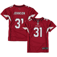 Load image into Gallery viewer, David Johnson #31 Arizona Cardinals Girls Youth Cardinal Game Jersey