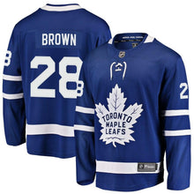 Load image into Gallery viewer, Fanatics Branded Connor Brown Toronto Maple Leafs Blue Breakaway Player Jersey