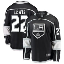 Load image into Gallery viewer, Fanatics Branded Trevor Lewis Los Angeles Kings Black Breakaway Jersey