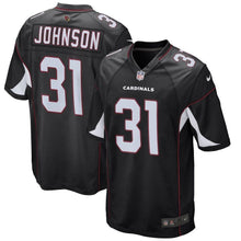 Load image into Gallery viewer, David Johnson #31 Arizona Cardinals Youth Cardinal/Black Team Color Game Jersey