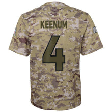 Load image into Gallery viewer, Case Keenum #4 Denver Broncos Youth Camo Salute to Service Game Jersey