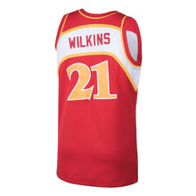 Load image into Gallery viewer, Dominique Wilkins #21 Atlanta Hawks Red 1986-87 Hardwood Classics Mens Swingman Jersey