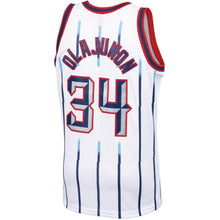 Load image into Gallery viewer, Hakeem Olajuwon #34 Houston Rockets Navy/Red 1996-97 Hardwood Classics Mens Swingman Jersey