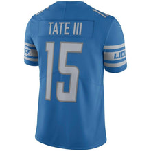 Load image into Gallery viewer, Golden Tate #15 Detroit Lions Youth Blue Vapor Untouchable Limited Player Jersey