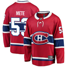 Load image into Gallery viewer, Fanatics Branded Victor Mete Montreal Canadiens Red Breakaway Player Jersey