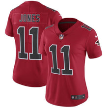 Load image into Gallery viewer, Julio Jones #11 Atlanta Falcons Women's Red Vapor Untouchable Color Rush