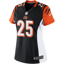 Load image into Gallery viewer, Giovani Bernard #25 Cincinnati Bengals Women's Black Limited Jersey