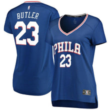 Load image into Gallery viewer, Jimmy Butler #23 Philadelphia 76ers Women's Royal Fast Break Replica Jersey