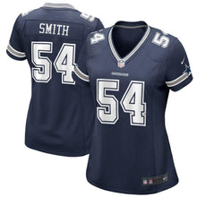 Load image into Gallery viewer, Jaylon Smith #54 Dallas Cowboys Women's Navy Game Jersey