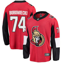 Load image into Gallery viewer, Fanatics Branded Mark Borowiecki Ottawa Senators Red Breakaway Player Jersey