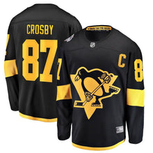 Load image into Gallery viewer, Fanatics Branded Sidney Crosby Pittsburgh Penguins Black 2019 NHL