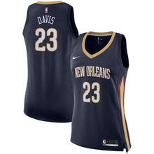 Load image into Gallery viewer, Anthony Davis #23 New Orleans Pelicans Women&#39;s Navy Swingman Jersey