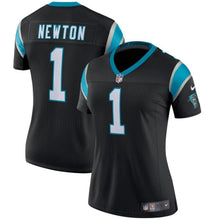 Load image into Gallery viewer, Cam Newton #1 Carolina Panthers Women's Black Classic Limited Player Jersey