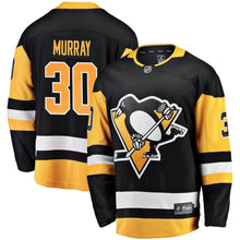 Load image into Gallery viewer, Fanatics Branded Matt Murray Pittsburgh Penguins Black Breakaway Player Jersey