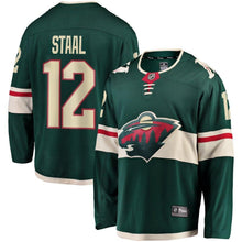 Load image into Gallery viewer, Fanatics Branded Eric Staal Minnesota Wild Green Breakaway Jersey
