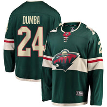 Load image into Gallery viewer, Fanatics Branded Matt Dumba Minnesota Wild Green Breakaway Jersey