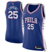 Load image into Gallery viewer, Ben Simmons #25 Philadelphia 76ers Women's Royal Swingman Jersey - Icon Edition