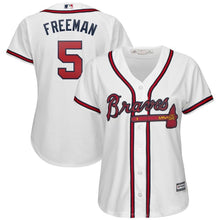 Load image into Gallery viewer, Freddie Freeman #5 Atlanta Braves Women's 2019 Cool Base Player Jersey