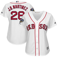 Load image into Gallery viewer, J.D. Martinez #28 Boston Red Sox Women's White 2018 Word