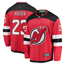 Load image into Gallery viewer, Fanatics Branded Stefan Noesen New Jersey Devils Red Home Breakaway Player Jersey